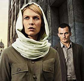 Homeland, starring Claire Danes, is currently in its fifth season